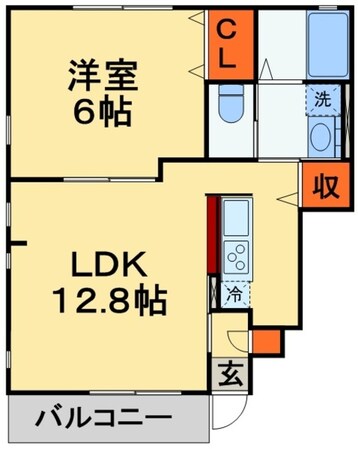 アムール豊四季の物件間取画像